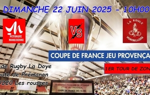 Coupe de France Provençal 2025 (1er tour de zone)